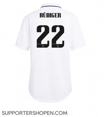 Real Madrid Antonio Rudiger #22 Hemma Matchtröja Dam 2022-23 Kortärmad
